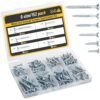 152 pcs galvanized wood screws kit 3