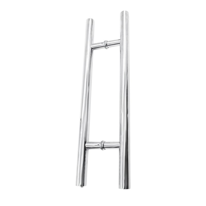 24" Customization Back-To-Back Ladder Brass Glass Door Pull Handle