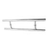24" Customization Back-To-Back Ladder Brass Glass Door Pull Handle