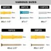 270 pcs Wood Screws Kit