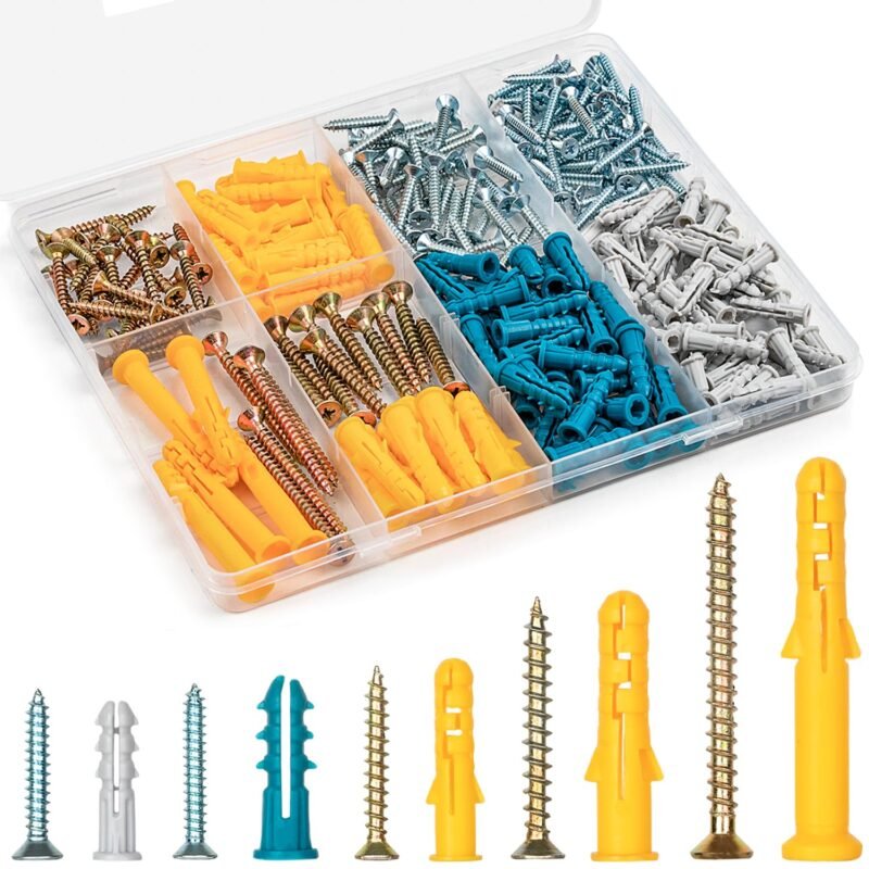 270 pcs Wood Screws Kit