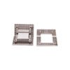 Adjustable 135 Degree Glass To Glass Chrome Stainless Steel Door Hinges