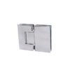 Adjustable Double Axes 180 Degree Glass To Glass Solid Brass Fittings Door Hinges