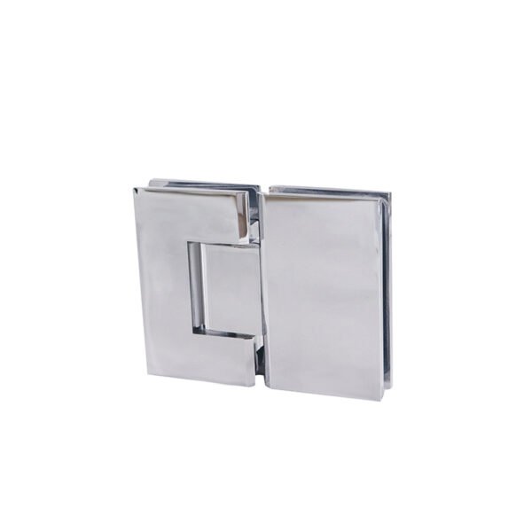 Adjustable Double Axes 180 Degree Glass To Glass Solid Brass Fittings Door Hinges