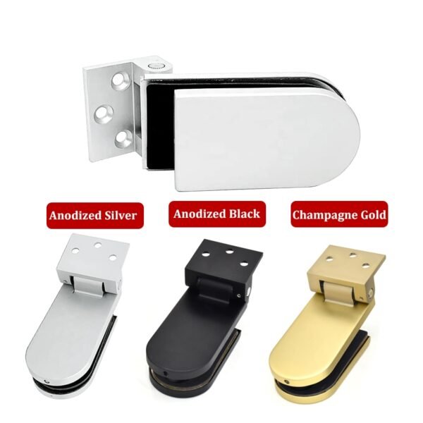 Aluminium Shower Hinge 90 Degree Glass Hinge Bathroom Door Hinges
