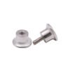 Back-To-Back Circle Door Handle Knob Shower Glass Accessory
