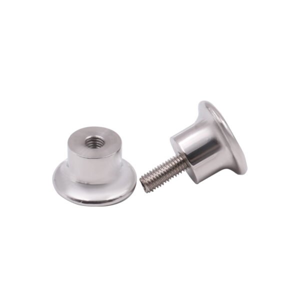 Back-To-Back Circle Door Handle Knob Shower Glass Accessory