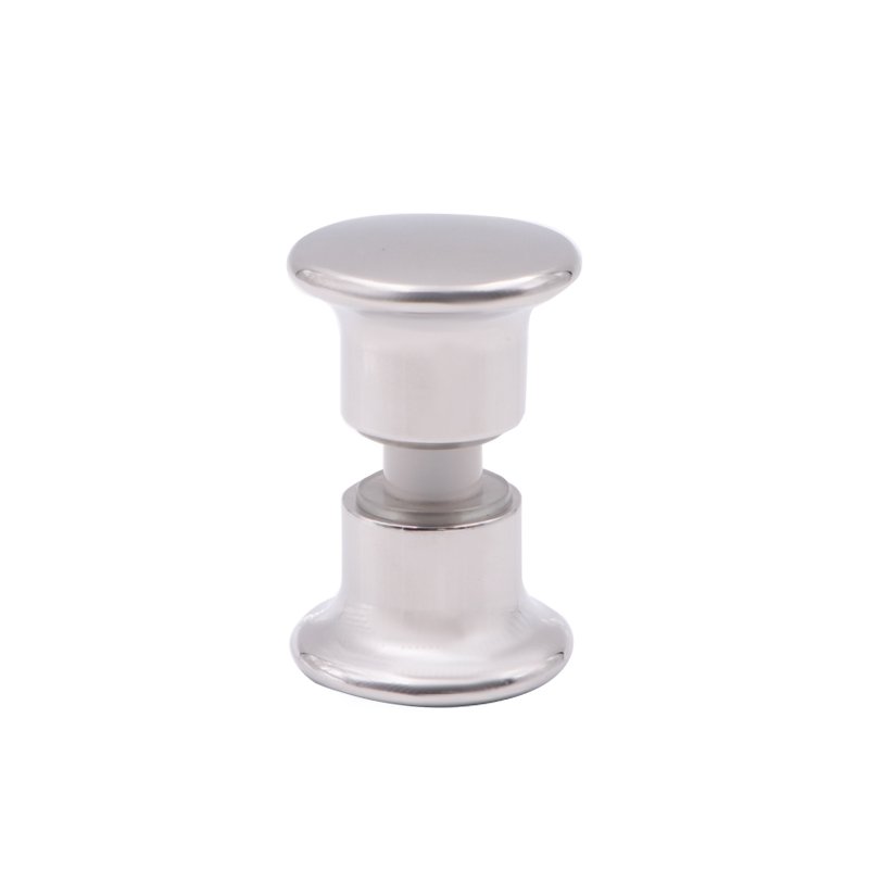 Back-To-Back Circle Door Handle Knob Shower Glass Accessory