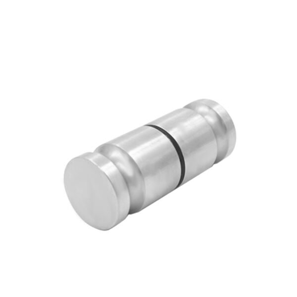 Back-To-Back Circle Door Knob Shower Glass Hardware