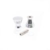 Back-To-Back Conical Door Knob Shower Glass Handle Hardware