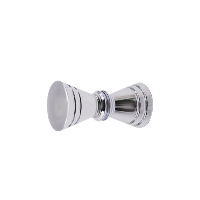 Back-To-Back Conical Door Knob Shower Glass Handle Hardware