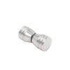 Back-To-Back Conical Door Knob Stainless Steel Glass Handles