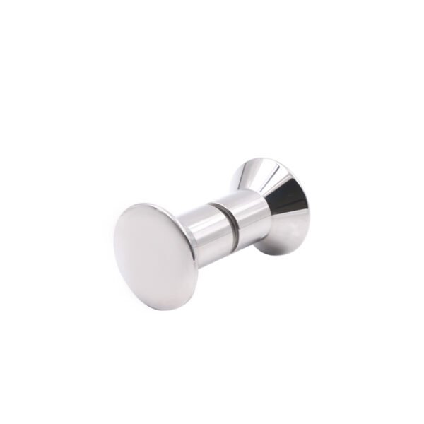 Back-To-Back Conical Door Knob Stainless Steel Glass Handles