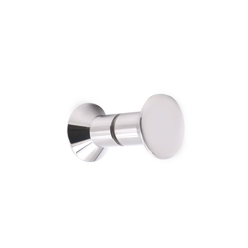 Back-To-Back Conical Door Knob Stainless Steel Glass Handles