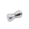 Back-To-Back Conical Door Knob Tempered Glass Sliding Door Handles