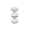 Back-To-Back Fluted Door Knob Brass Luxury Glass Sliding Door Handles