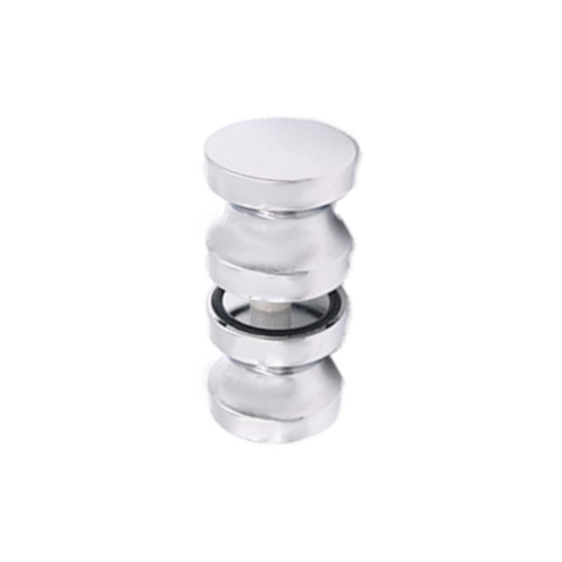 Back-To-Back Fluted Door Knob Brass Luxury Glass Sliding Door Handles