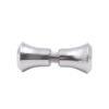 Back-To-Back Fluted Door Knob Luxury Glass Handles