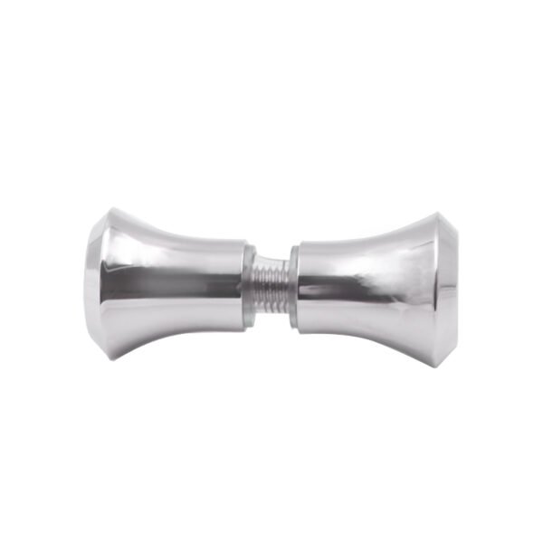 Back-To-Back Fluted Door Knob Luxury Glass Handles