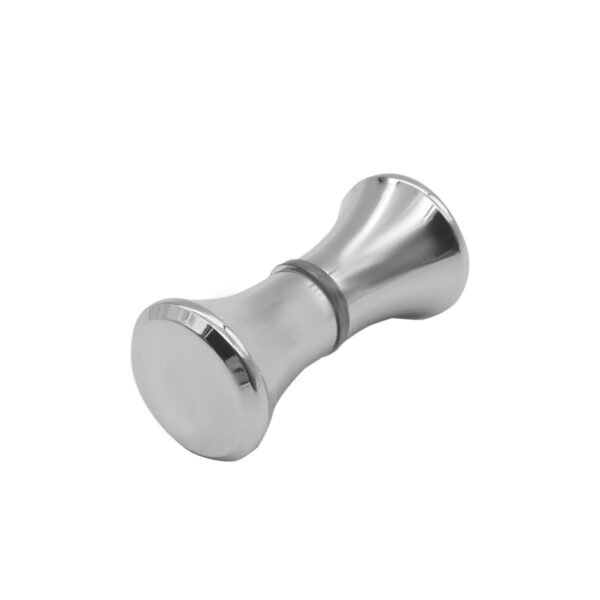 Back-To-Back Fluted Door Knob Luxury Glass Handles