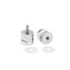 Back-To-Back Fluted Door Knob Shower Room Glass Luxury Handles 2 Back-To-Back Fluted Door Knob Shower Room Glass Luxury Handles