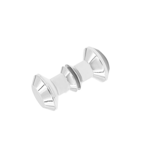 Back-To-Back Fluted Door Knob Sliding Glass Door Handle Hardware