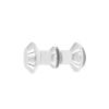 Back-To-Back Fluted Door Knob Sliding Glass Door Handle Hardware
