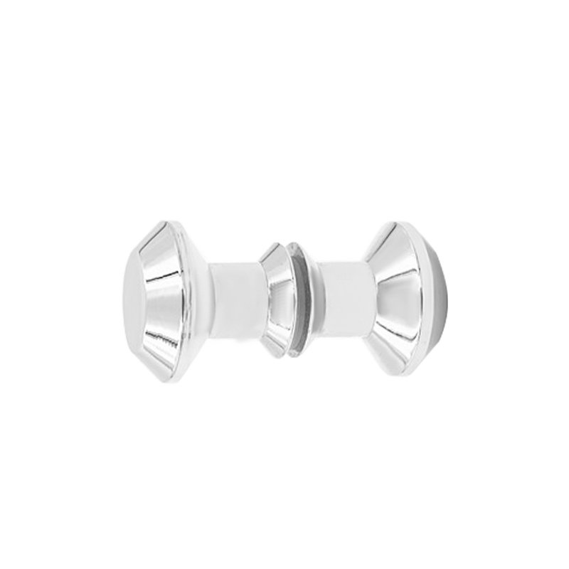 Back-To-Back Fluted Door Knob Sliding Glass Door Handle Hardware