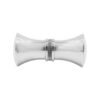 Back-To-Back Fluted Door Knob Stainless Steel Shower Glass Handle