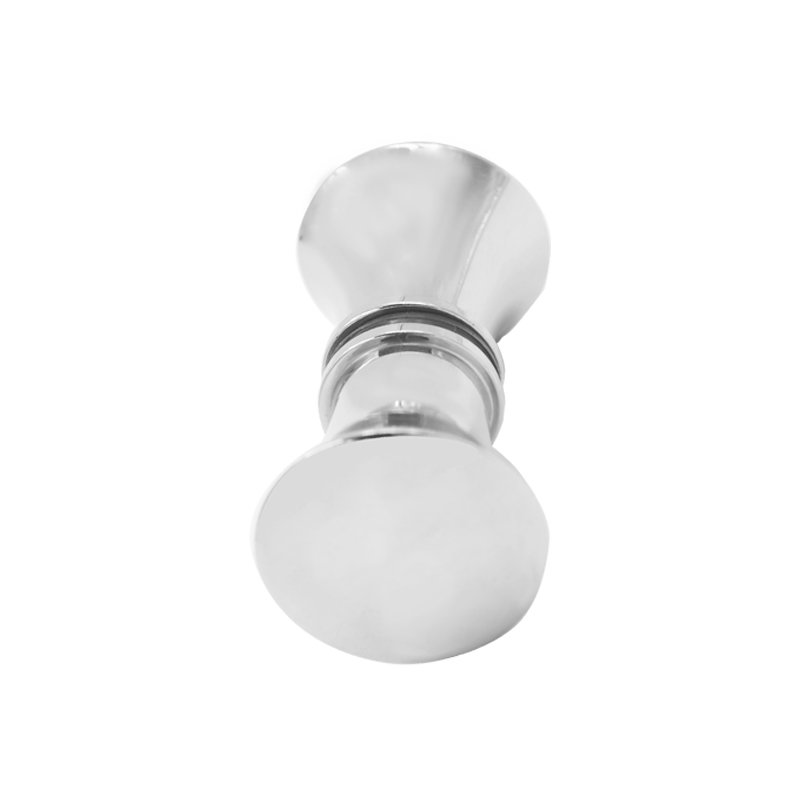 Back-To-Back Fluted Door Knob Stainless Steel Shower Glass Handle