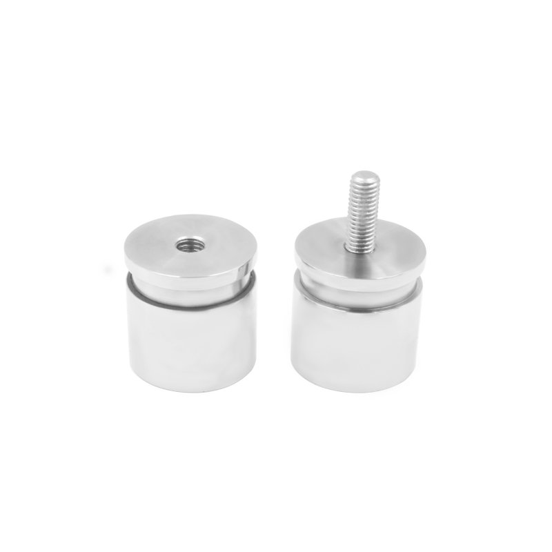 Back-To-Back Ring Tempered Glass Door Handle Knob Glass Accessory