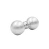 Back-To-Back Spherical Glass Knob Sliding Door Handle Fittings