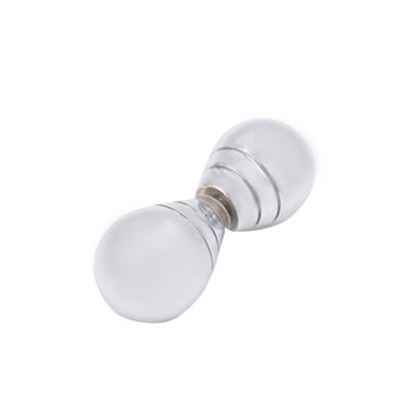 Back-To-Back Spherical Shower Door Handles Knob Glass Hardware Factory