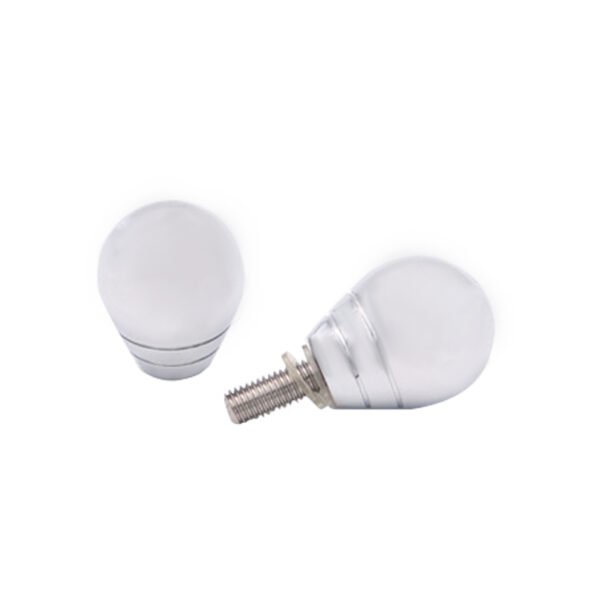 Back-To-Back Spherical Shower Door Handles Knob Glass Hardware Factory