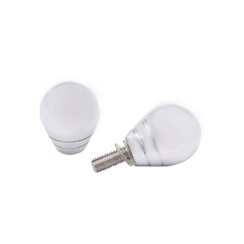 Back-To-Back Spherical Shower Door Handles Knob Glass Hardware Factory