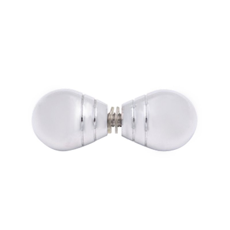 Back-To-Back Spherical Shower Door Handles Knob Glass Hardware Factory