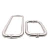 Back-To-Back Tubular Stainless Steel Glass Pull Handle