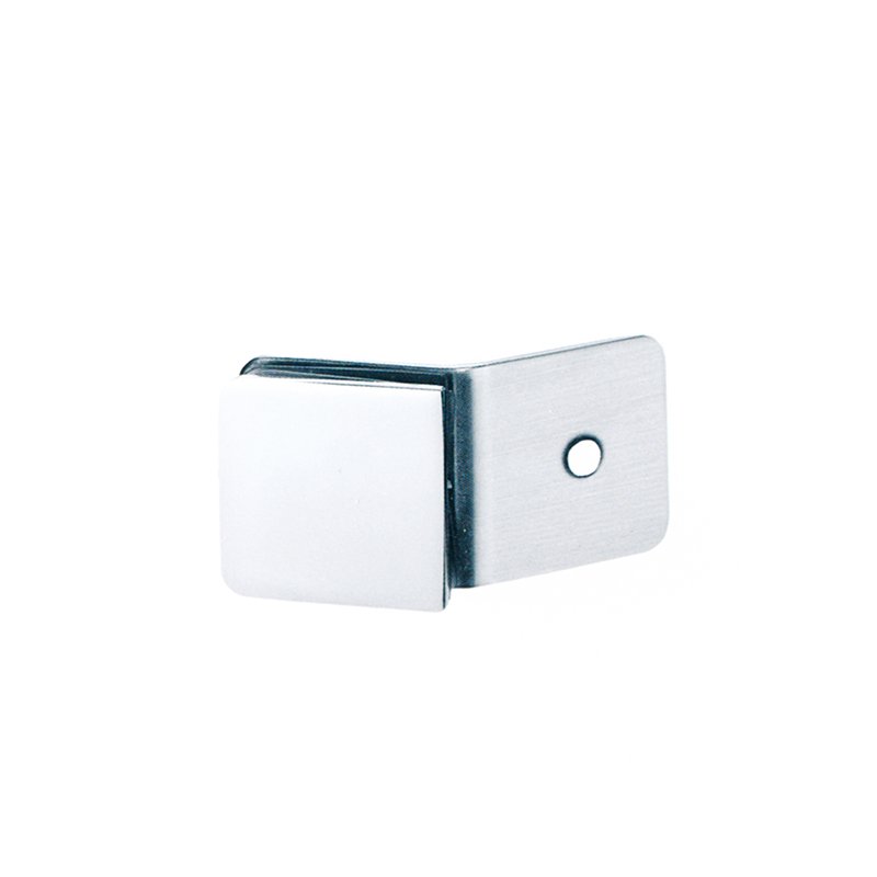 Bathroom Clips Hardware 135 Degree Stainless Steel Wall Mounted Shower Glass Clamp