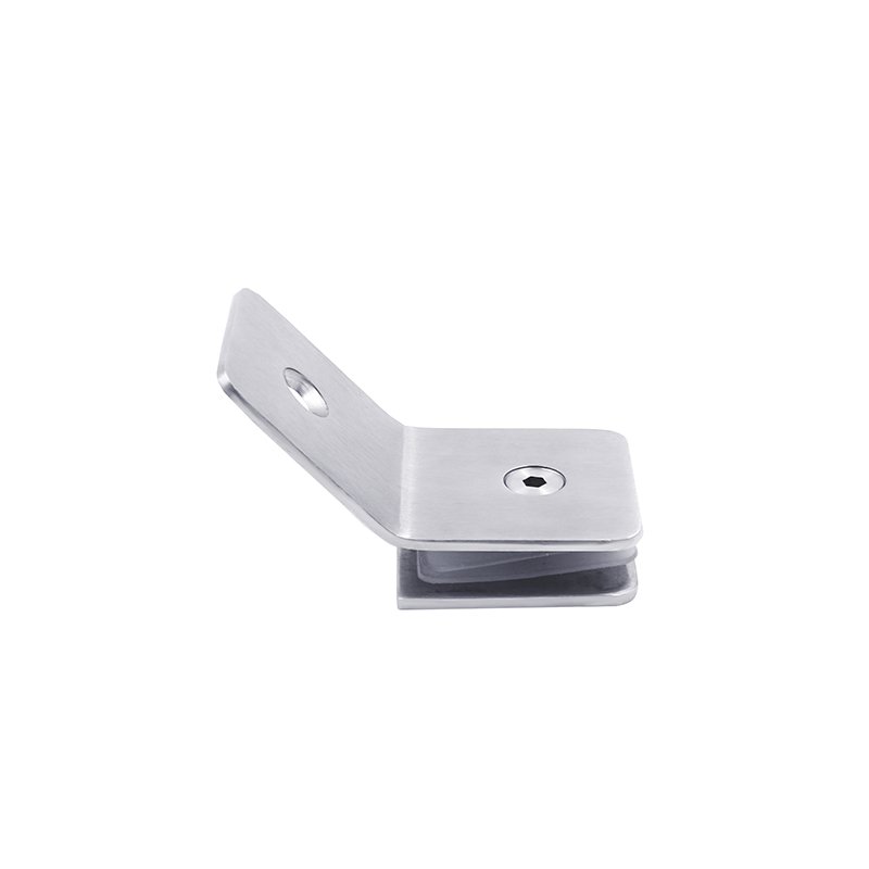 Bathroom Clips Hardware 135 Degree Stainless Steel Wall Mounted Shower Glass Clamp