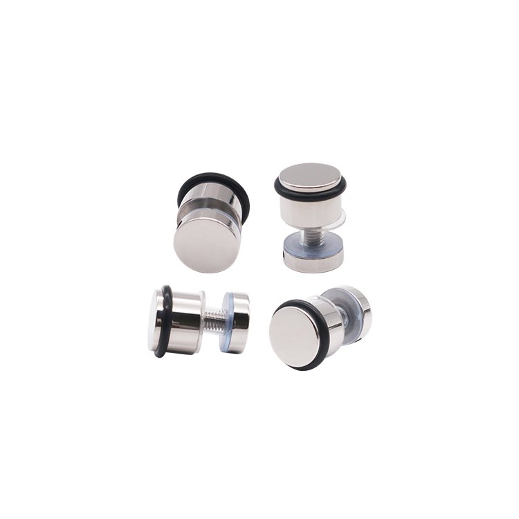 Bathroom Shower Frameless Door Hardware Slide Rail System Sliding Door Roller Accessory Set