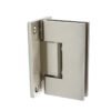 Brushed Nickel 90 Degree Wall To Glass Bathroom Door Hinges 1 Brushed Nickel 90 Degree Wall To Glass Bathroom Door Hinges