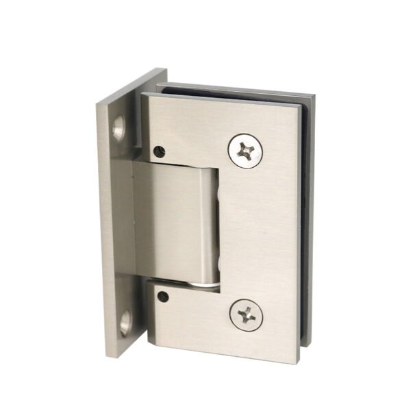 Brushed Nickel Adjustable Glass Glass Accessories Solid Brass Shower Door Hinges