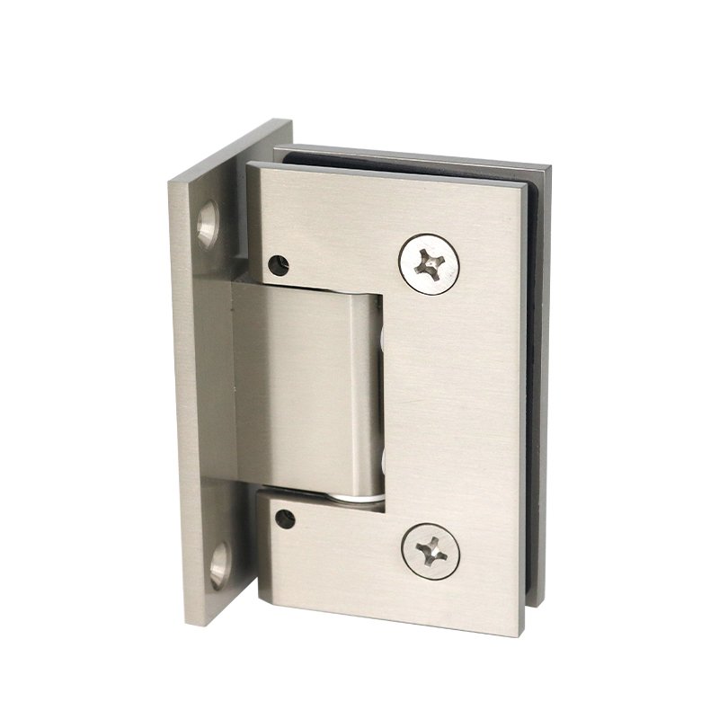 Brushed Nickel Adjustable Glass Glass Accessories Solid Brass Shower Door Hinges