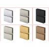 Brushed Nickel Adjustable Shower Hinges 360 Degree Rotatable Glass Door Pivot Hinges