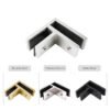 Brushed Nickel Glass Balustrade Railing Stair Handrails Clamp