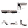Brushed Nickel Glass Balustrade Railing Stair Handrails Clamp