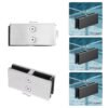 Brushed Nickel Glass Balustrade Railing Stair Handrails Clamp