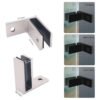Brushed Nickel Glass Balustrade Railing Stair Handrails Clamp