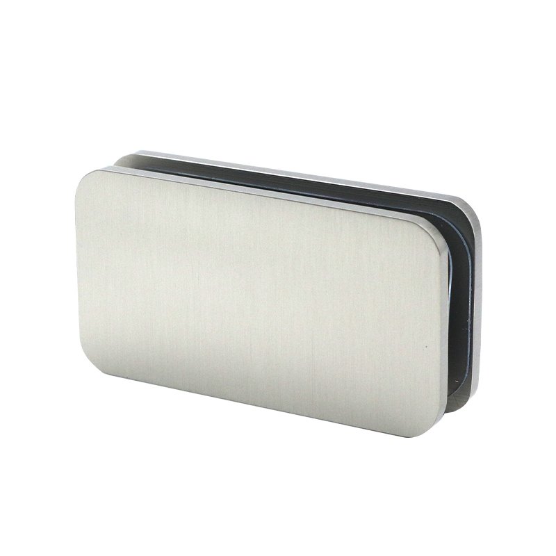 Brushed Nickel Glass Shower Door Clips Clamps 1 Brushed Nickel Glass Shower Door Clips Clamps
