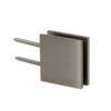 Brushed Nickel Glass To Glass Brass Shower Glass Door Clamps Fittings